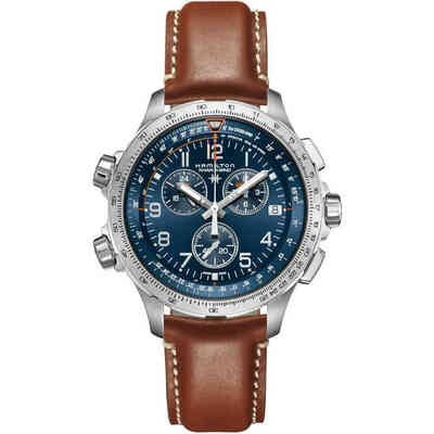 Orologio Hamilton Khaki Aviation X-Wind GMT blu Orologio Hamilton Khaki Aviation X-Wind GMT blu