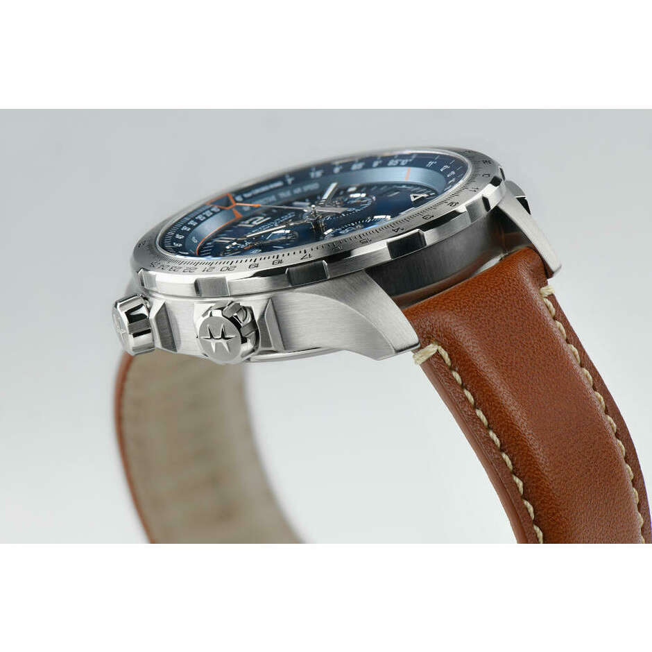 Orologio Hamilton Khaki Aviation X-Wind GMT blu