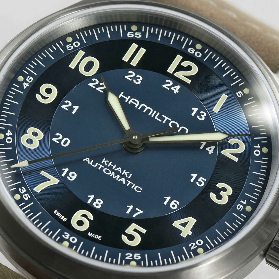 Orologio Hamilton Khaki Field 42mm automatico in Titanio