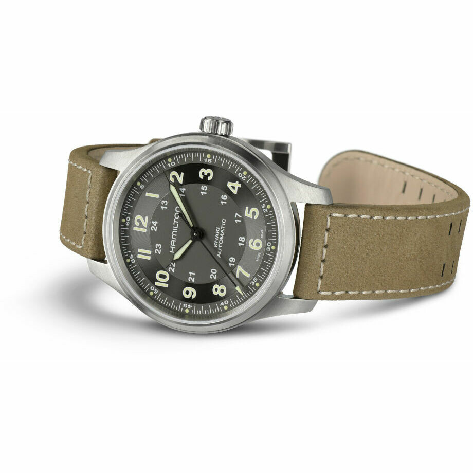 Orologio Hamilton Khaki Field 42mm in Titanio