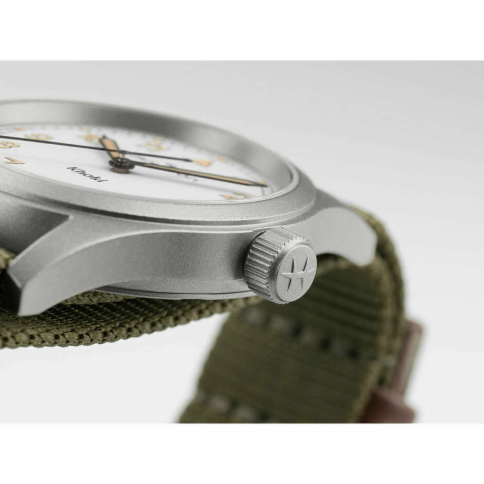 Orologio Hamilton Khaki Field al quarzo 33 mm bianco