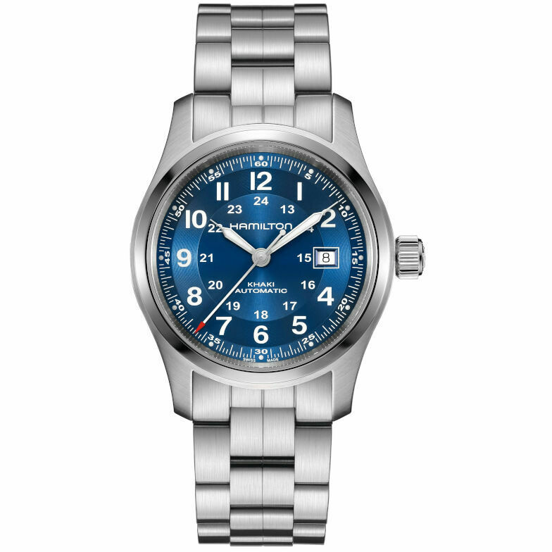 Orologio Hamilton Khaki Field automatico Blu 42 mm