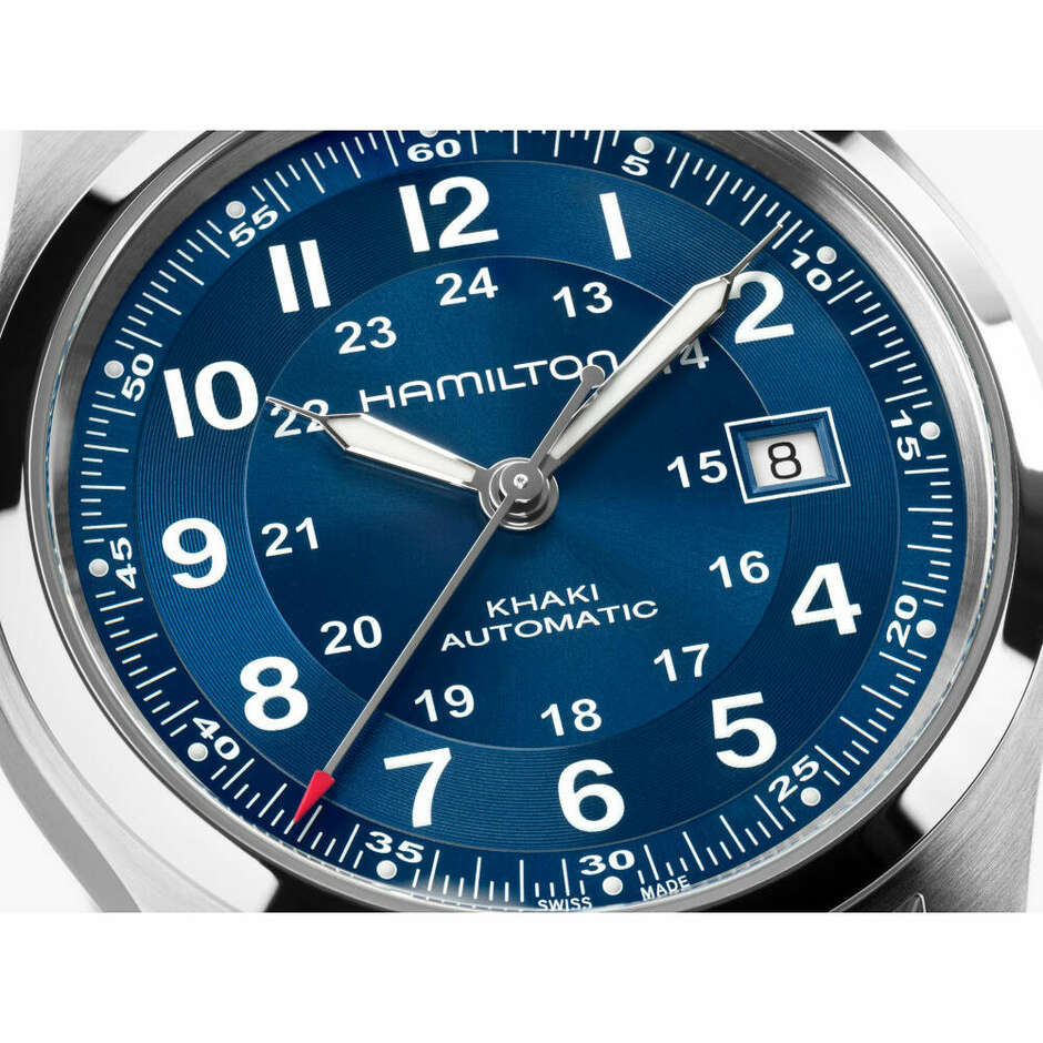 Orologio Hamilton Khaki Field automatico Blu 42 mm