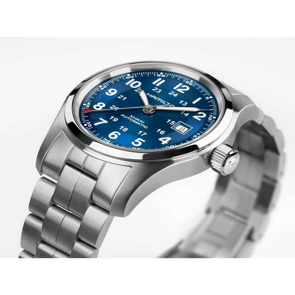 Orologio Hamilton Khaki Field automatico Blu 42 mm