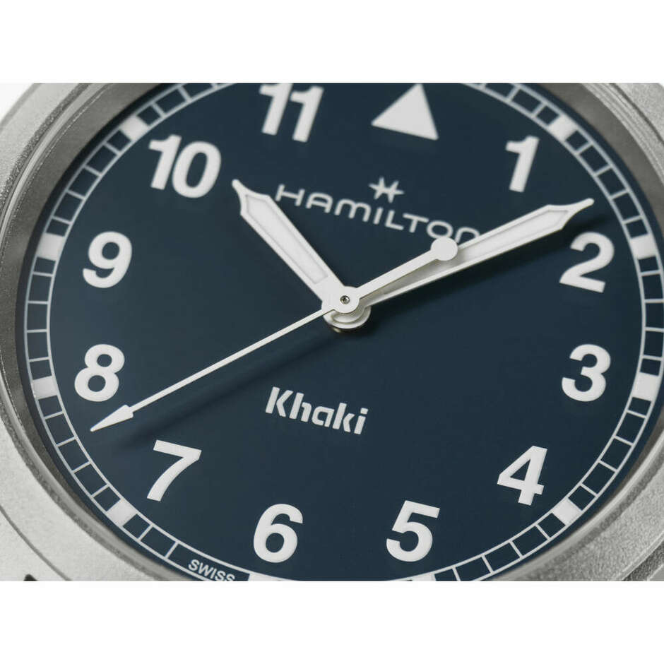 Orologio Hamilton Khaki Field Blu in acciaio 38mm