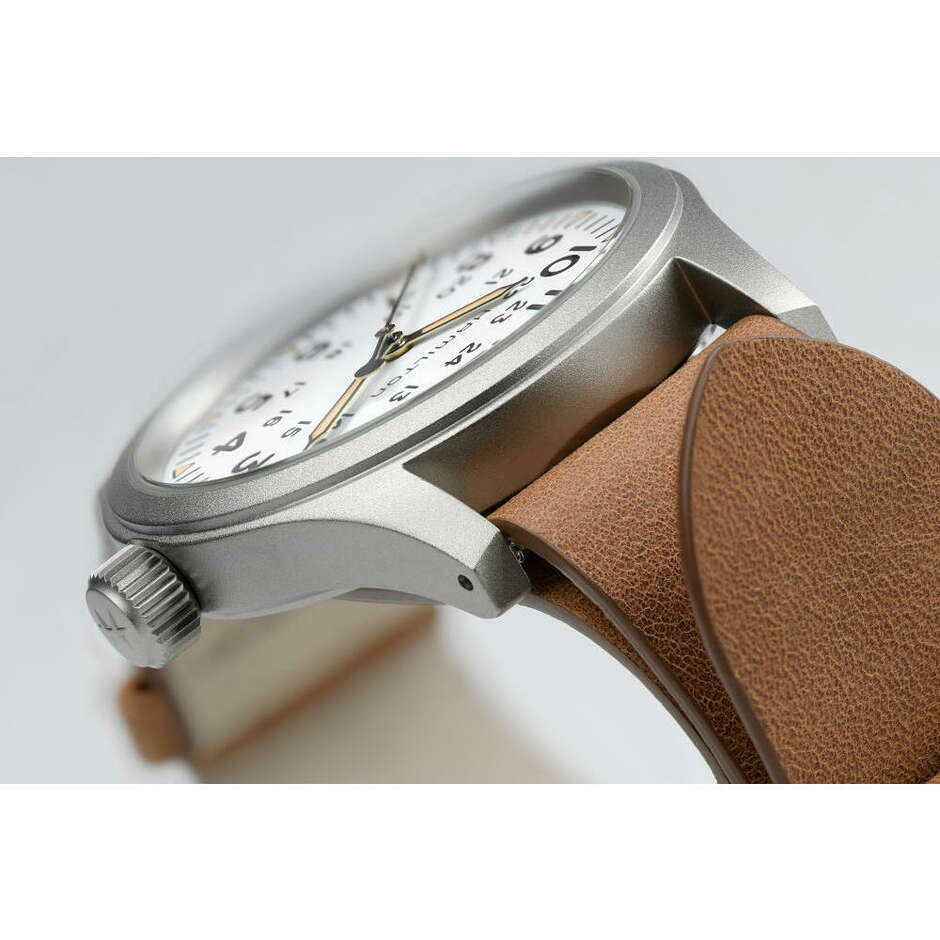 Orologio Hamilton Khaki Field Manuale 38mm Bianco