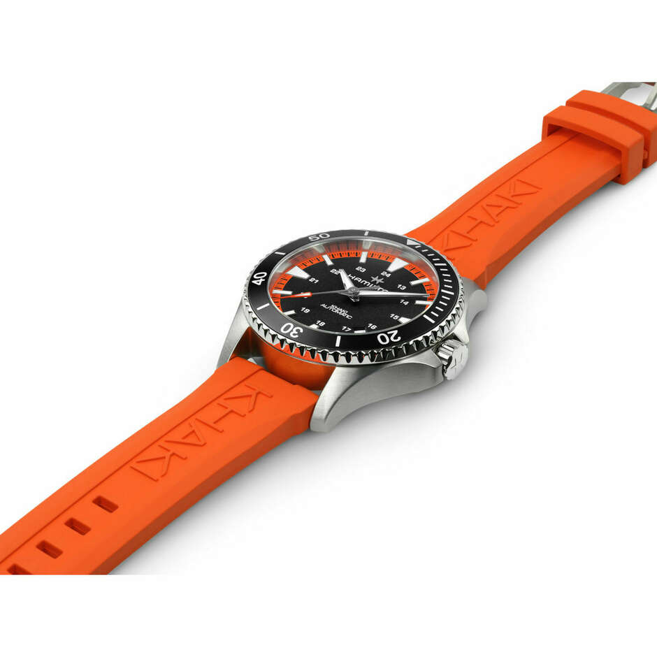 Orologio Hamilton Khaki Navy Scuba Arancione 40mm