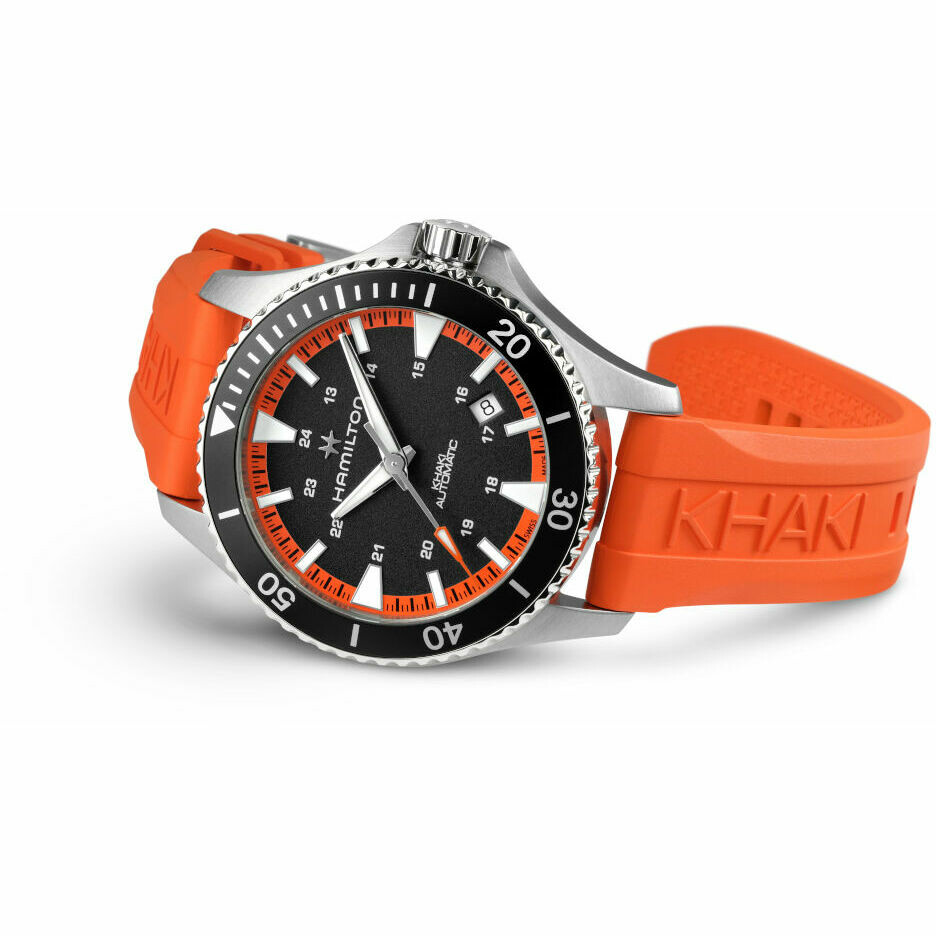 Orologio Hamilton Khaki Navy Scuba Arancione 40mm