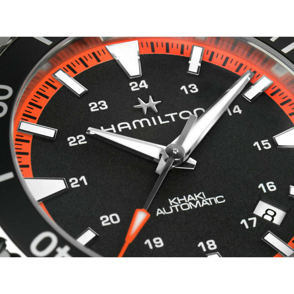 Orologio Hamilton Khaki Navy Scuba Arancione 40mm