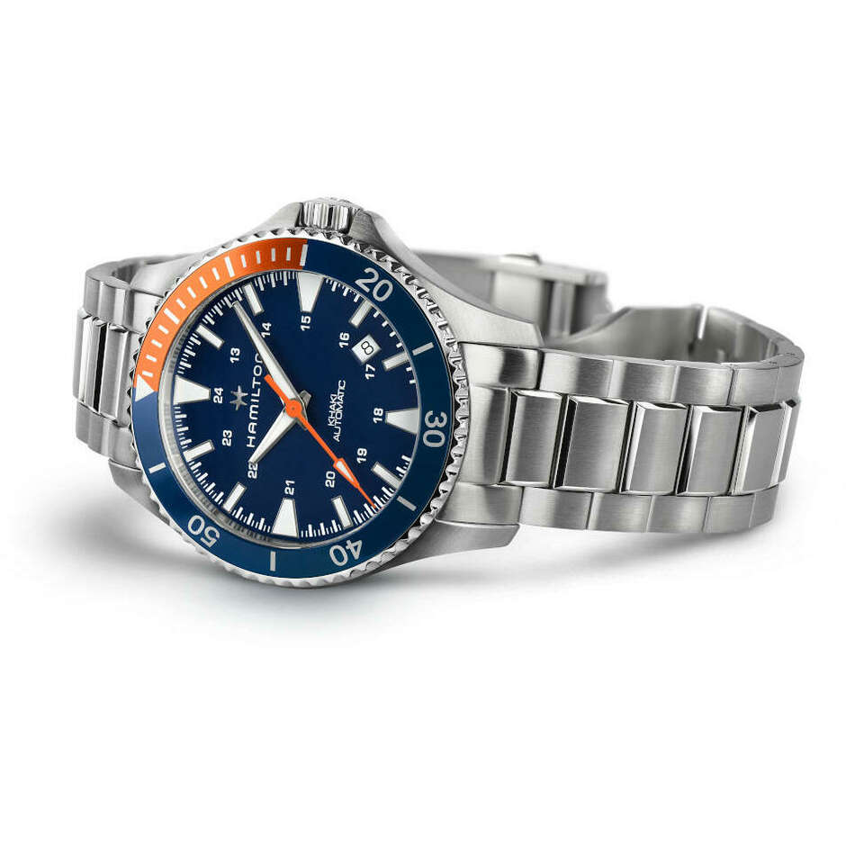 Orologio Hamilton Khaki Navy Scuba Automatico cinturino in Acciaio