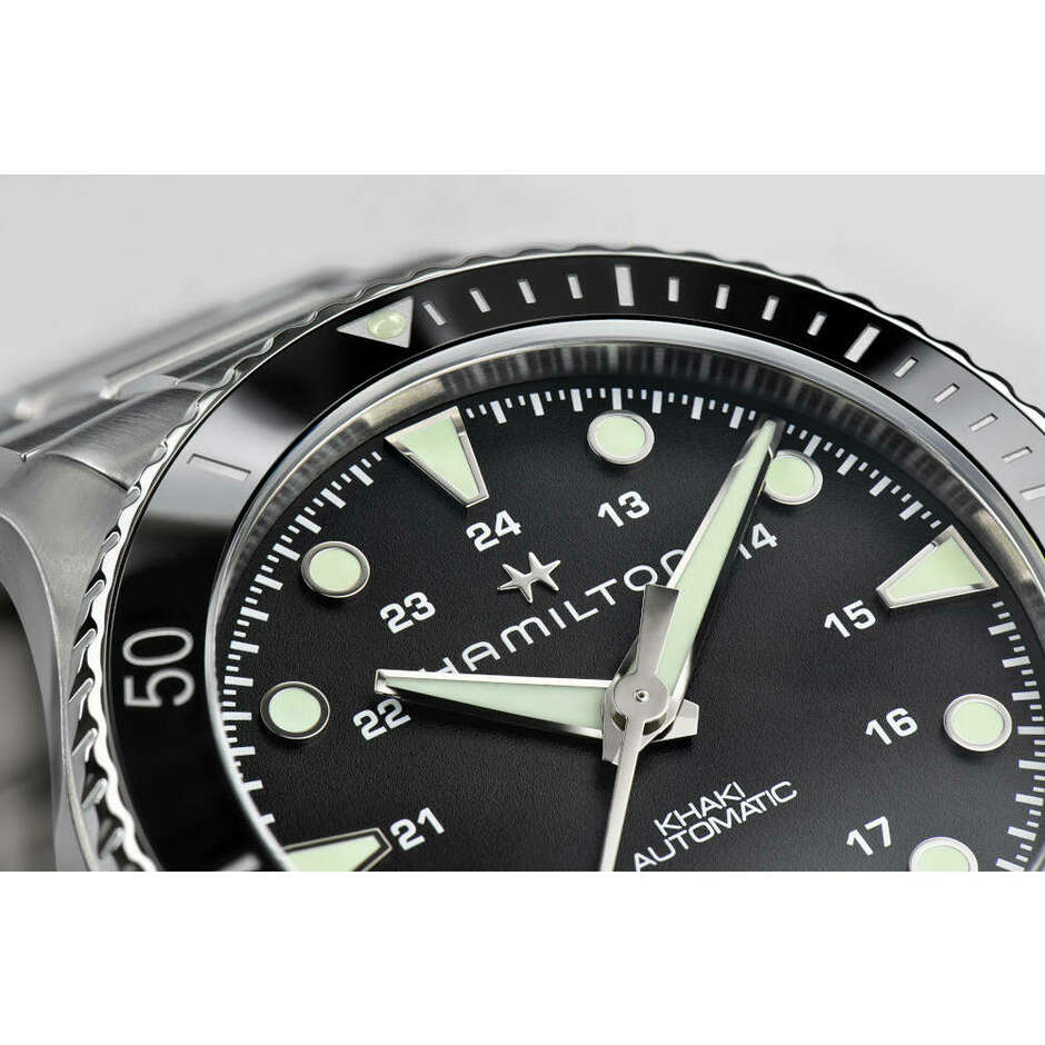 Orologio Hamilton Khaki Navy Scuba Automatico quadrante nero