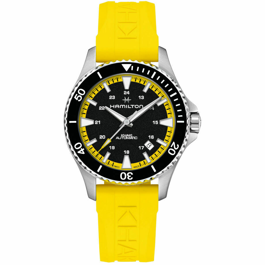 Orologio Hamilton Khaki Navy Scuba Giallo 40mm