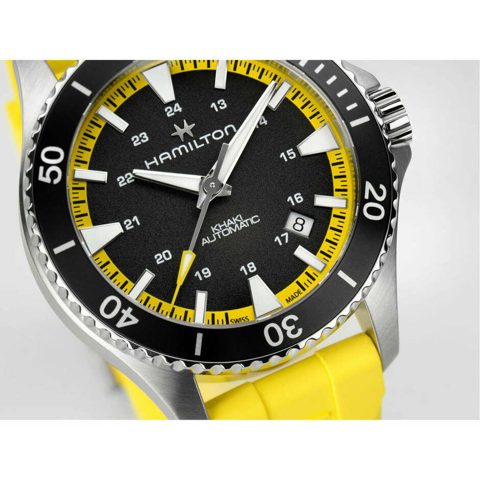Orologio Hamilton Khaki Navy Scuba Giallo 40mm
