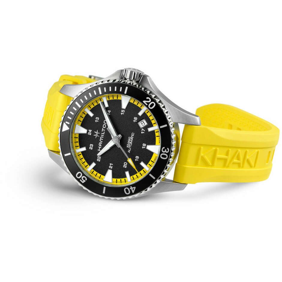 Orologio Hamilton Khaki Navy Scuba Giallo 40mm