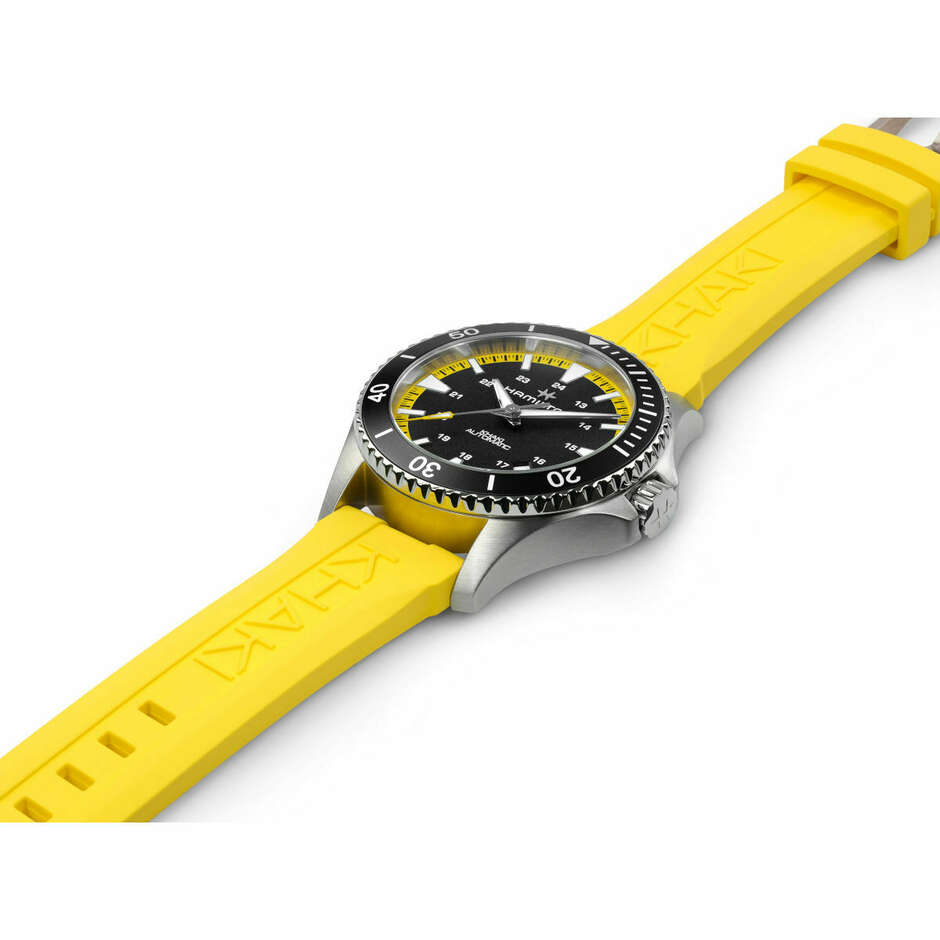Orologio Hamilton Khaki Navy Scuba Giallo 40mm