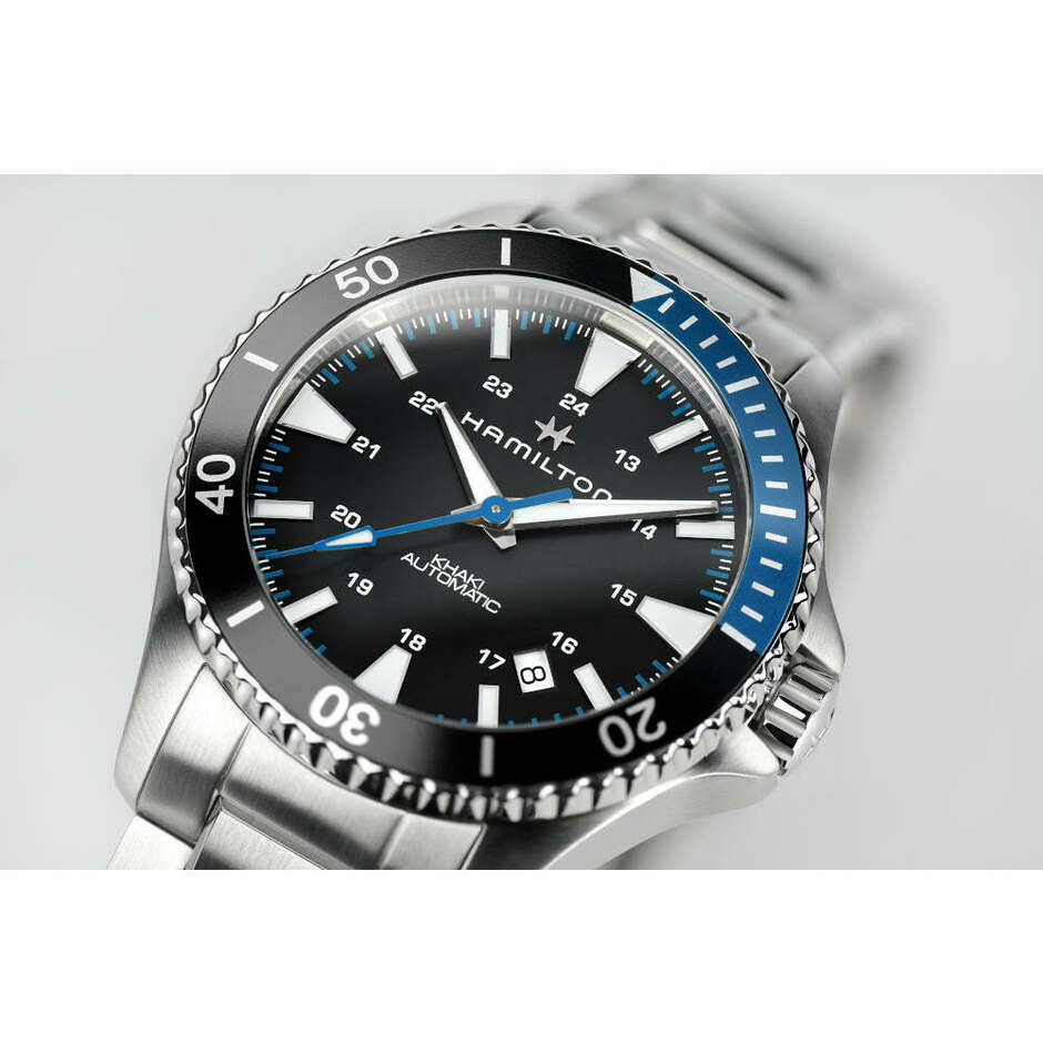 Orologio Hamilton Khaki Navy Scuba Nero Blu