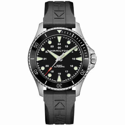 Orologio Hamilton Khaki Navy Scuba Nero Orologio Hamilton Khaki Navy Scuba Nero