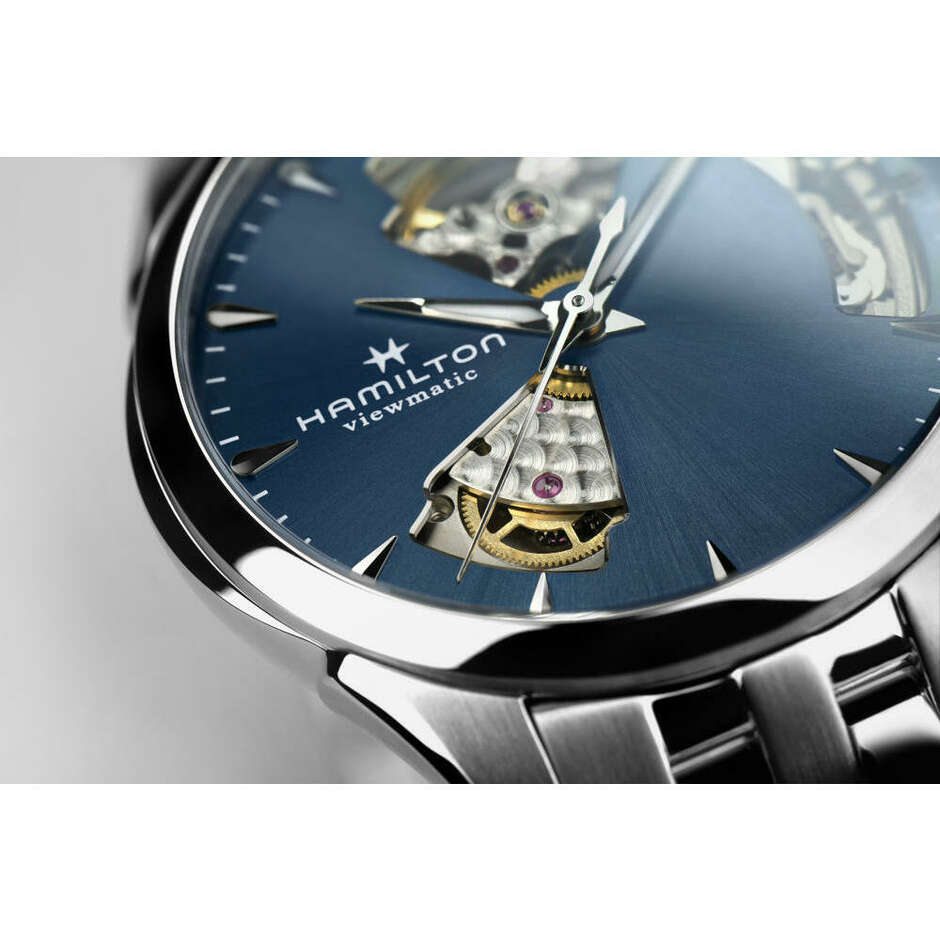 Orologio Hamilton Open Heart Lady Blu 36mm