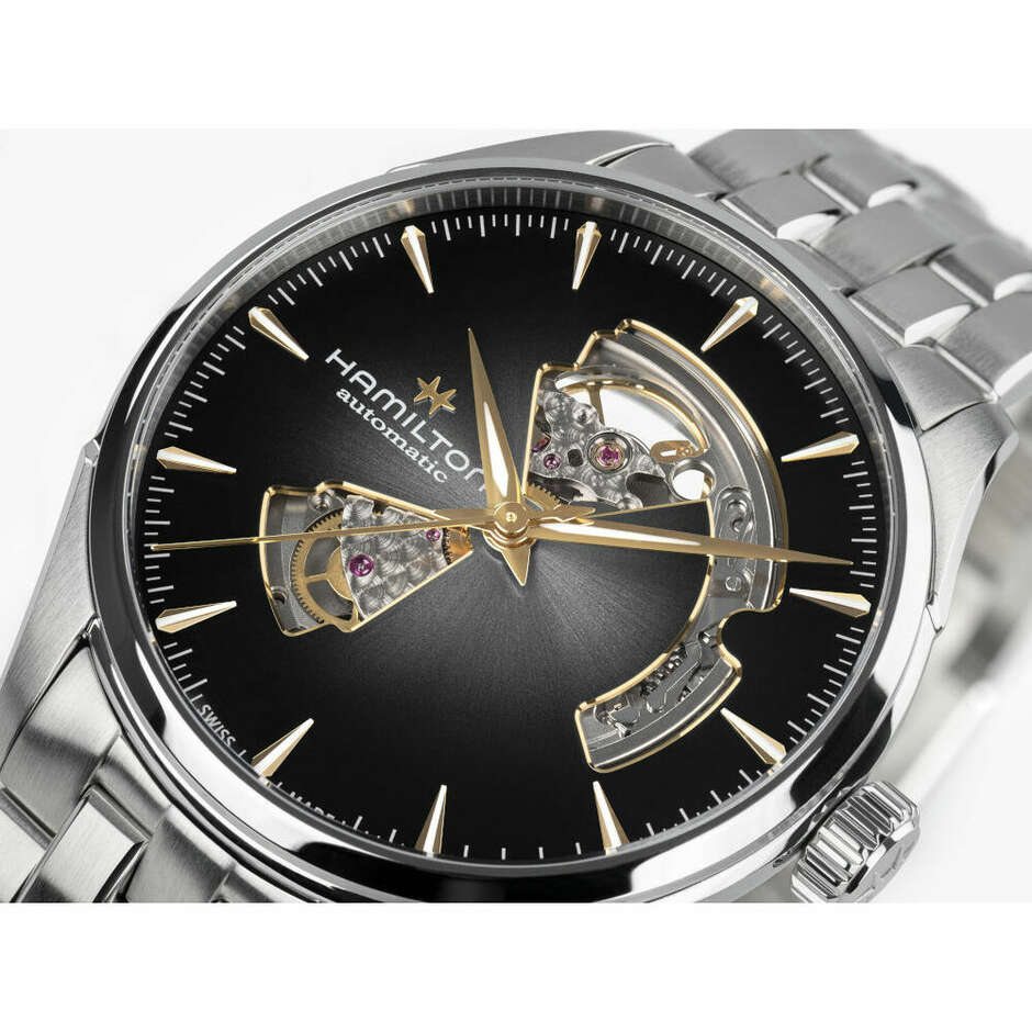 Orologio Hamilton Open Heart Nero 42 mm