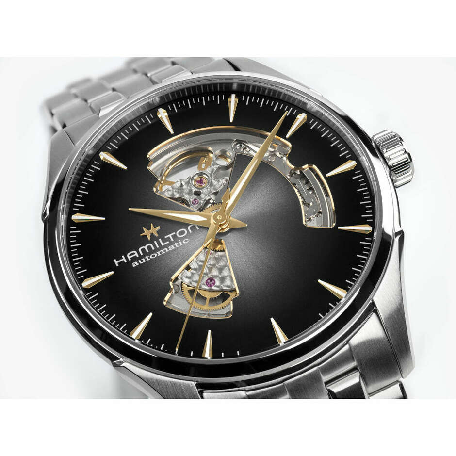 Orologio Hamilton Open Heart Nero 42 mm