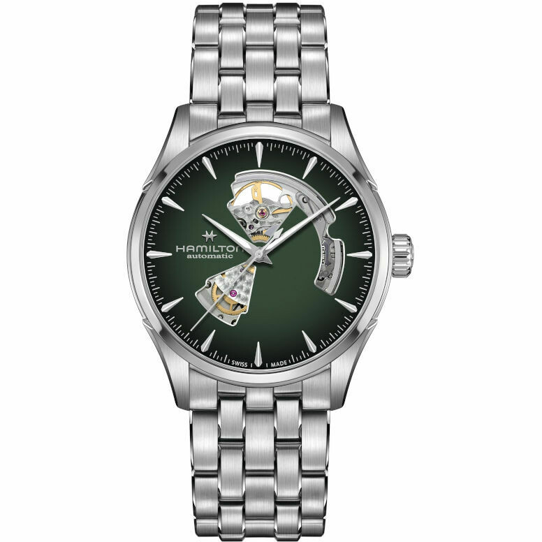 Orologio Hamilton Open Heart Verde 42 mm