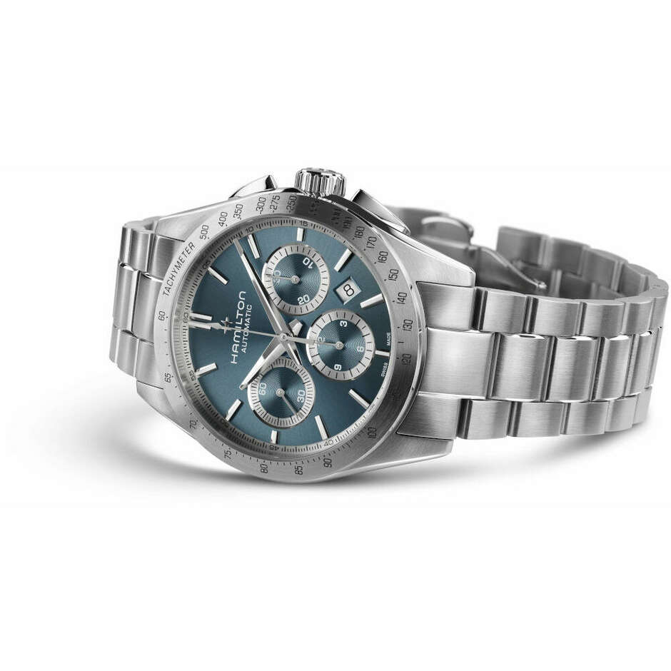 Orologio Hamilton Performer cronografo blu chiaro