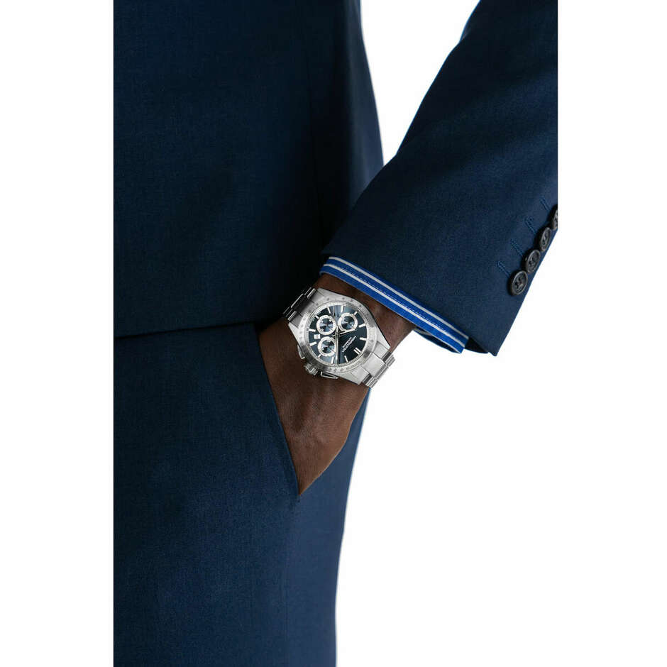 Orologio Hamilton Performer cronografo blu chiaro