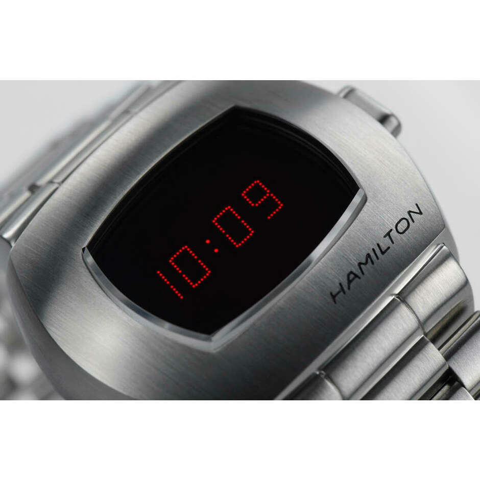 Orologio Hamilton PSR Digital quartz rosso