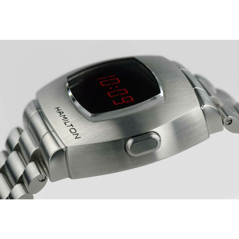 Orologio Hamilton PSR Digital quartz rosso