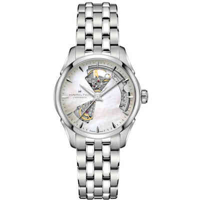 Orologio Jazzmaster Open Heart da donna Bianco Orologio Jazzmaster Open Heart da donna Bianco
