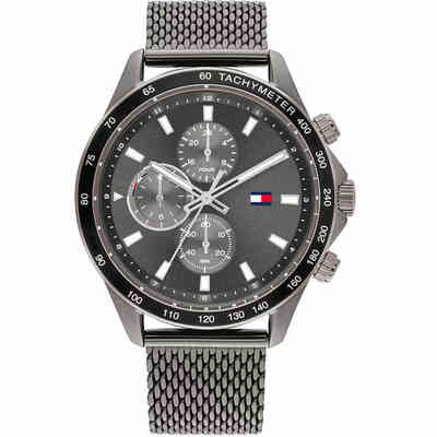 Orologio multifunzione Tommy Hilfiger da uomo in acciaio total black Orologio multifunzione Tommy Hilfiger da uomo in acciaio total black