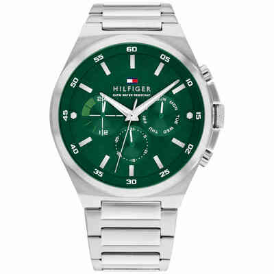 Orologio multifunzione Tommy Hilfinger Deter da uomo verde Orologio multifunzione Tommy Hilfinger Deter da uomo verde