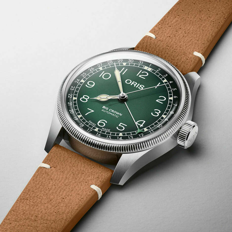Orologio Oris Big Crown Cervo Volante Verde
