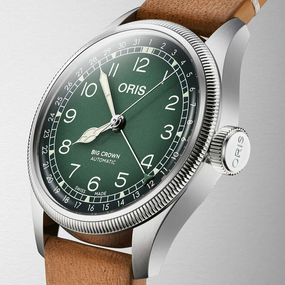 Orologio Oris Big Crown Cervo Volante Verde