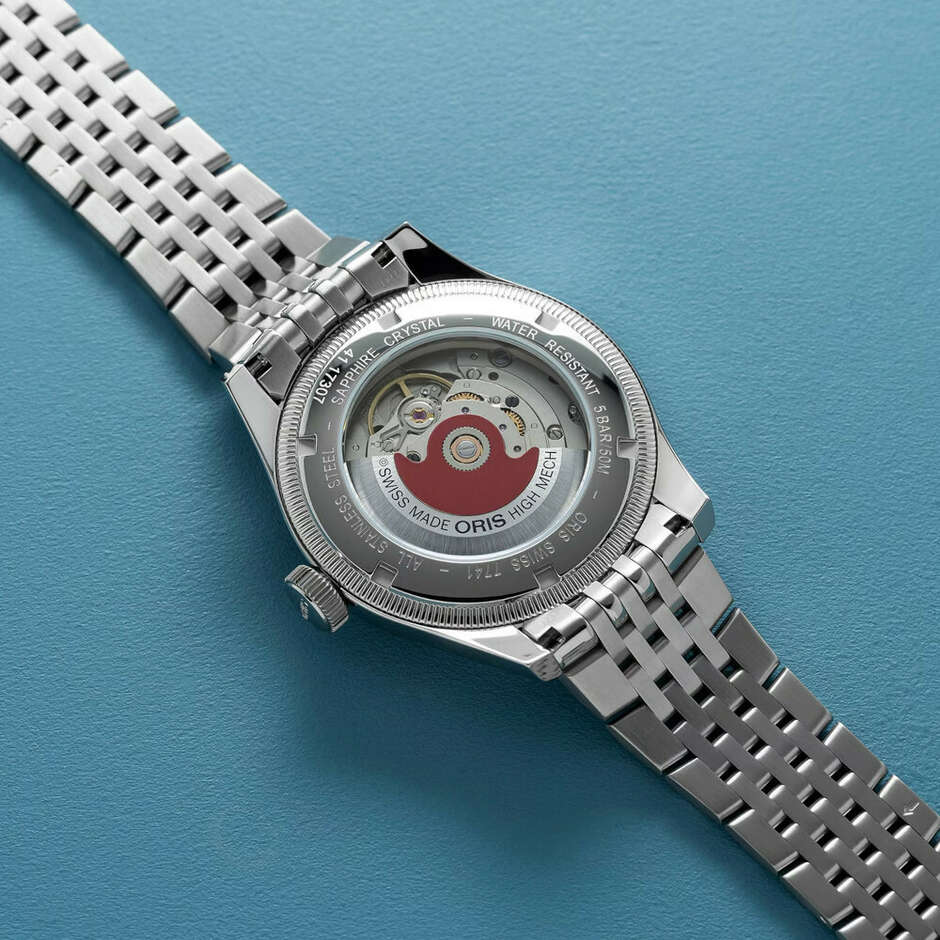 Orologio Oris Big Crown Pointer Date Blu in acciaio
