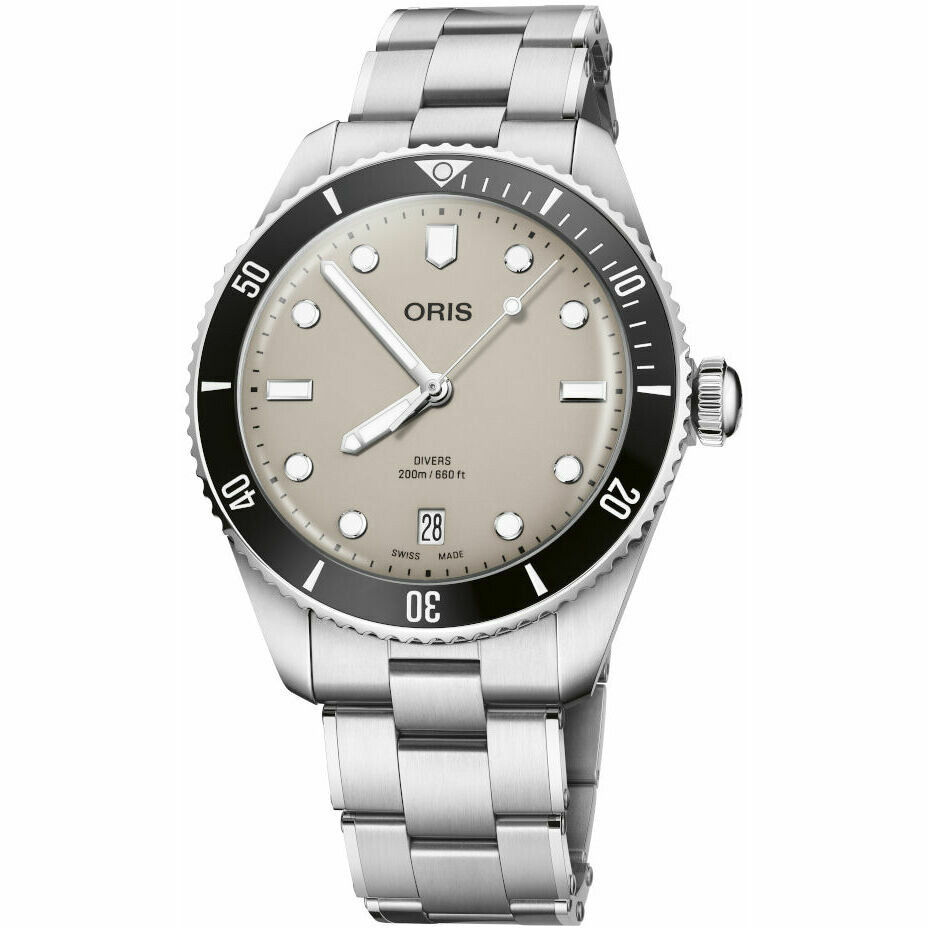 Orologio Oris Divers automatico Argento 39 mm