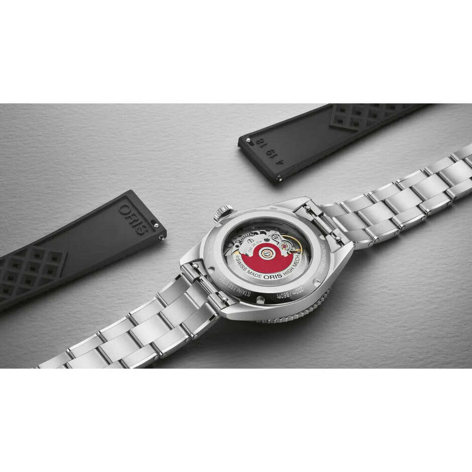 Orologio Oris Divers automatico Argento 39 mm