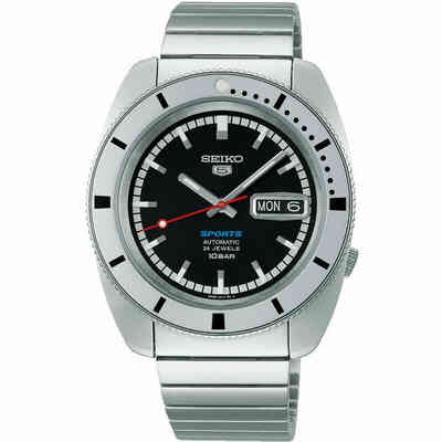 Orologio Seiko 5 Sports 1968 Limited Edition quadrante nero Orologio Seiko 5 Sports 1968 Limited Edition quadrante nero