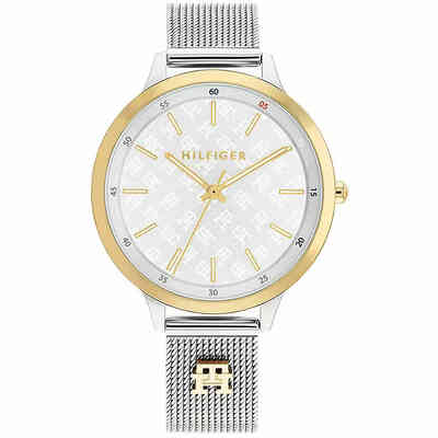 Orologio solo tempo donna Tommy Hilfiger in acciaio maglia milano Orologio solo tempo donna Tommy Hilfiger in acciaio maglia milano