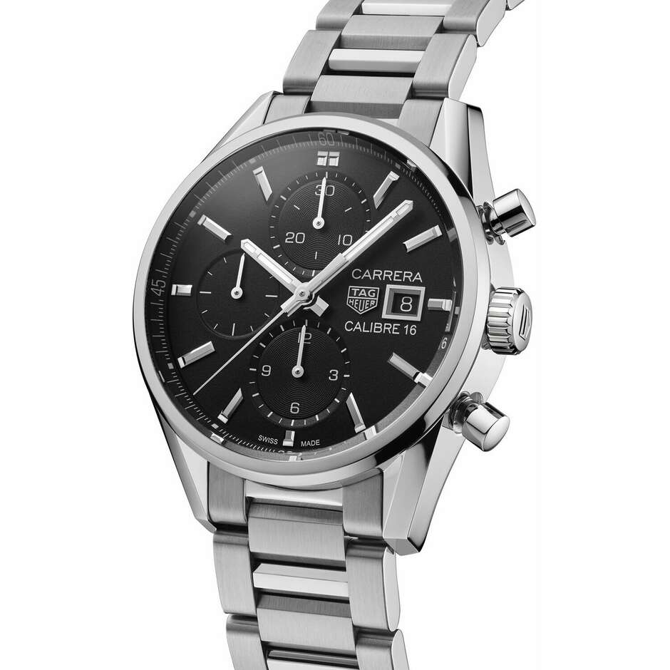 Orologio Tag Heuer Carrera Calibro 16 Nero