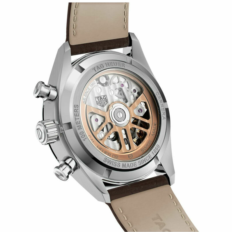 Orologio Tag Heuer Carrera Calibro Heuer 02 Bianco