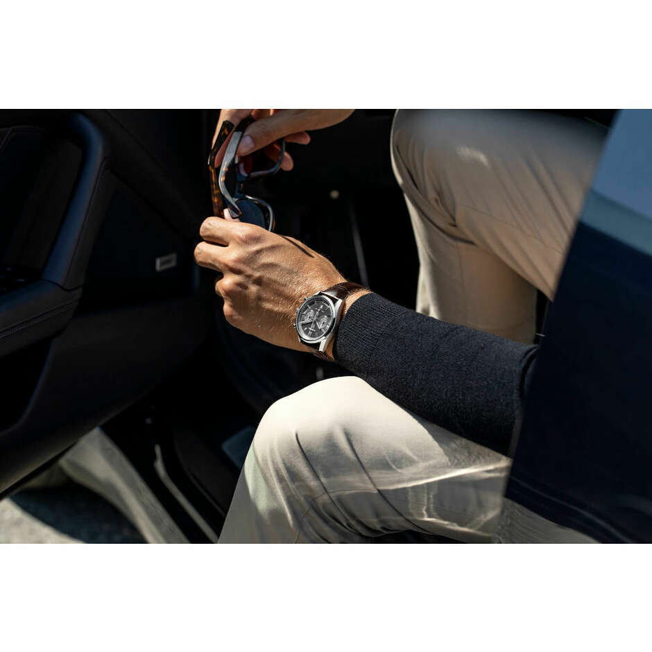 Orologio Tag Heuer Carrera calibro Heuer 02 Grigio