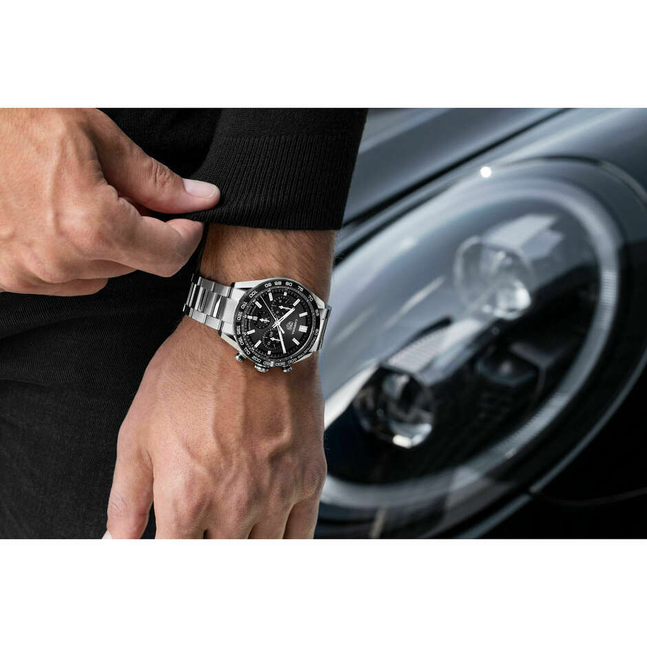 Orologio Tag Heuer Carrera Calibro Heuer 02 nero