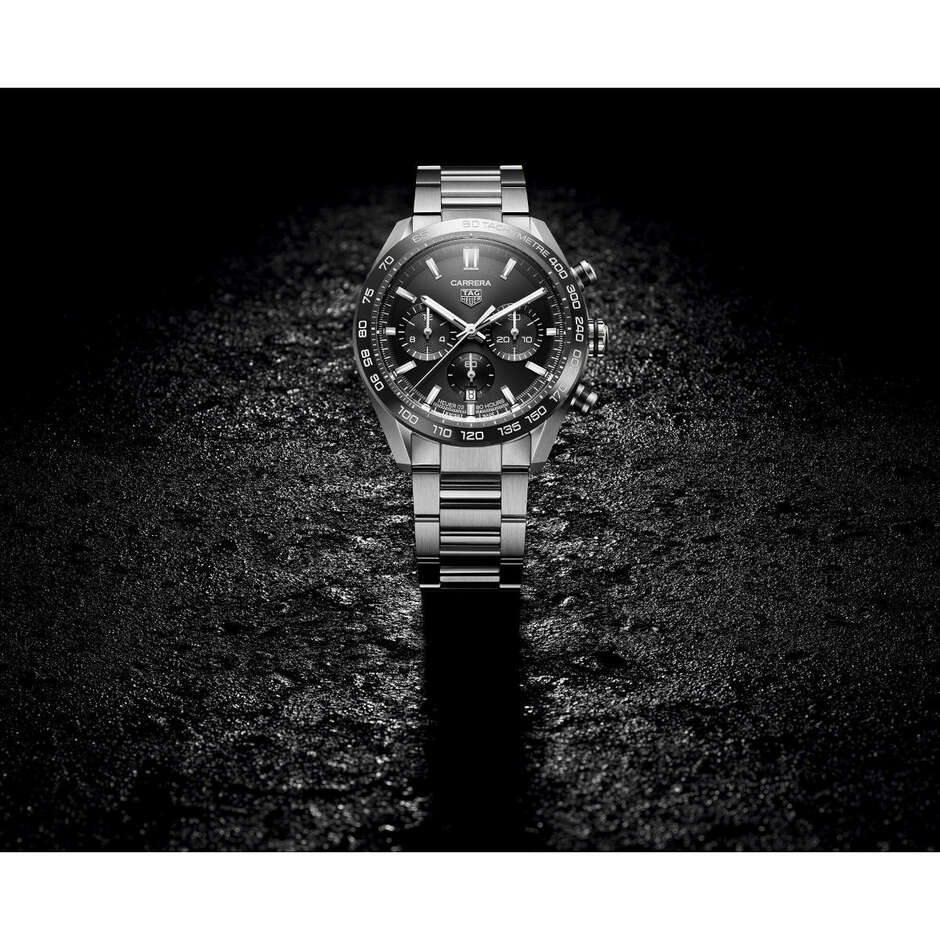 Orologio Tag Heuer Carrera Calibro Heuer 02 nero
