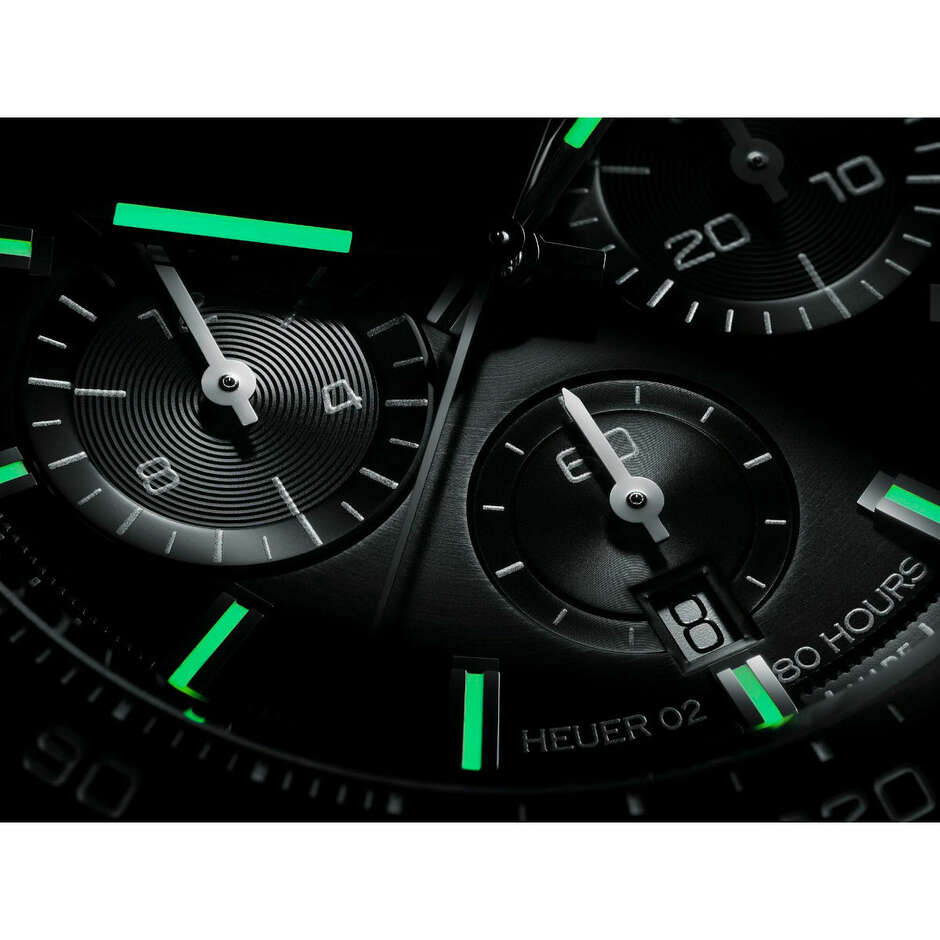 Orologio Tag Heuer Carrera Calibro Heuer 02 nero