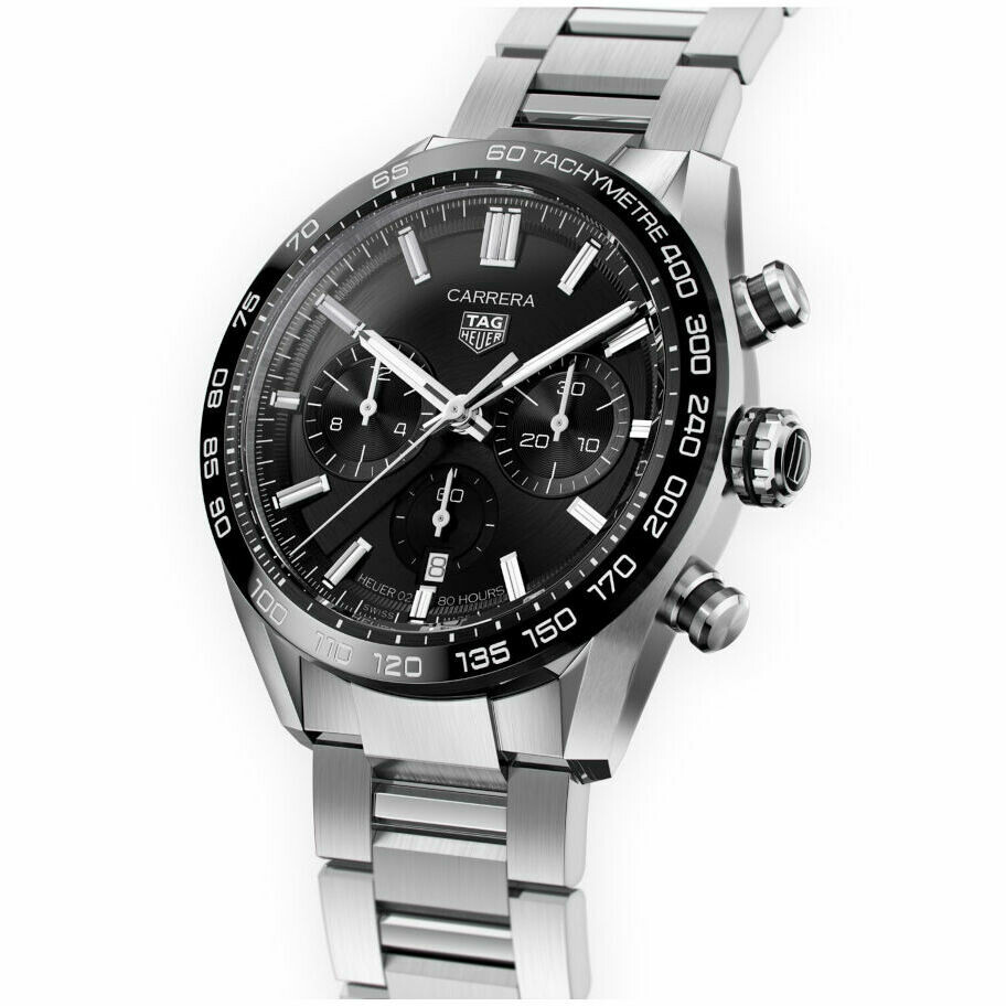Orologio Tag Heuer Carrera Calibro Heuer 02 nero