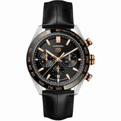 Orologio Tag Heuer Carrera Calibro Heuer 02 Nero Orologio Tag Heuer Carrera Calibro Heuer 02 Nero