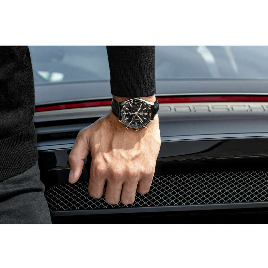 Orologio Tag Heuer Carrera Calibro Heuer 02 Nero