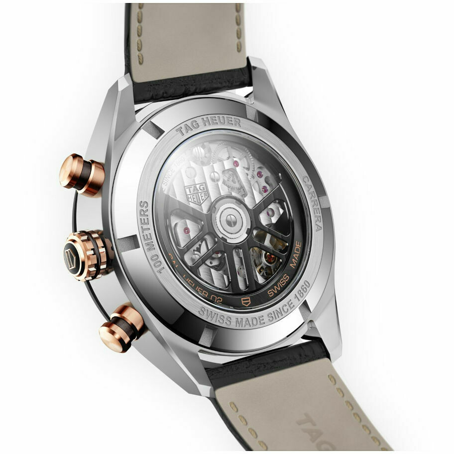 Orologio Tag Heuer Carrera Calibro Heuer 02 Nero