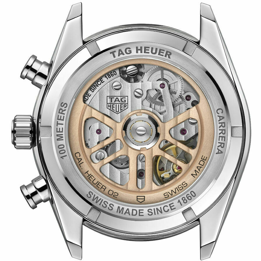 Orologio Tag Heuer Carrera cronografo Heuer 02 blu